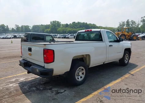 2016 Chevrolet Silverado 1500 Wt из США, поврежденный, VIN 1GCNCNEC7GZ336957